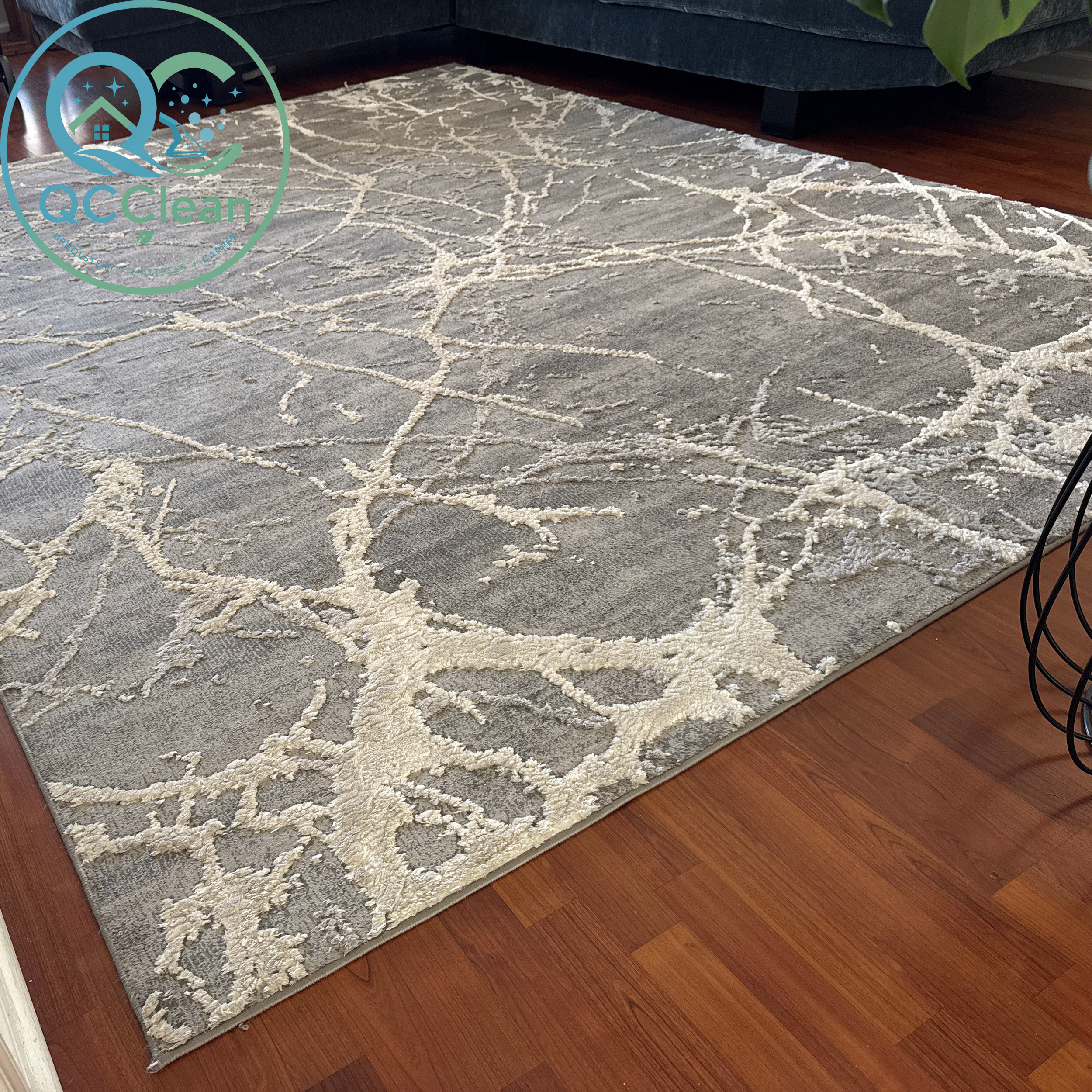 Area rug before cleaning in Charlotte