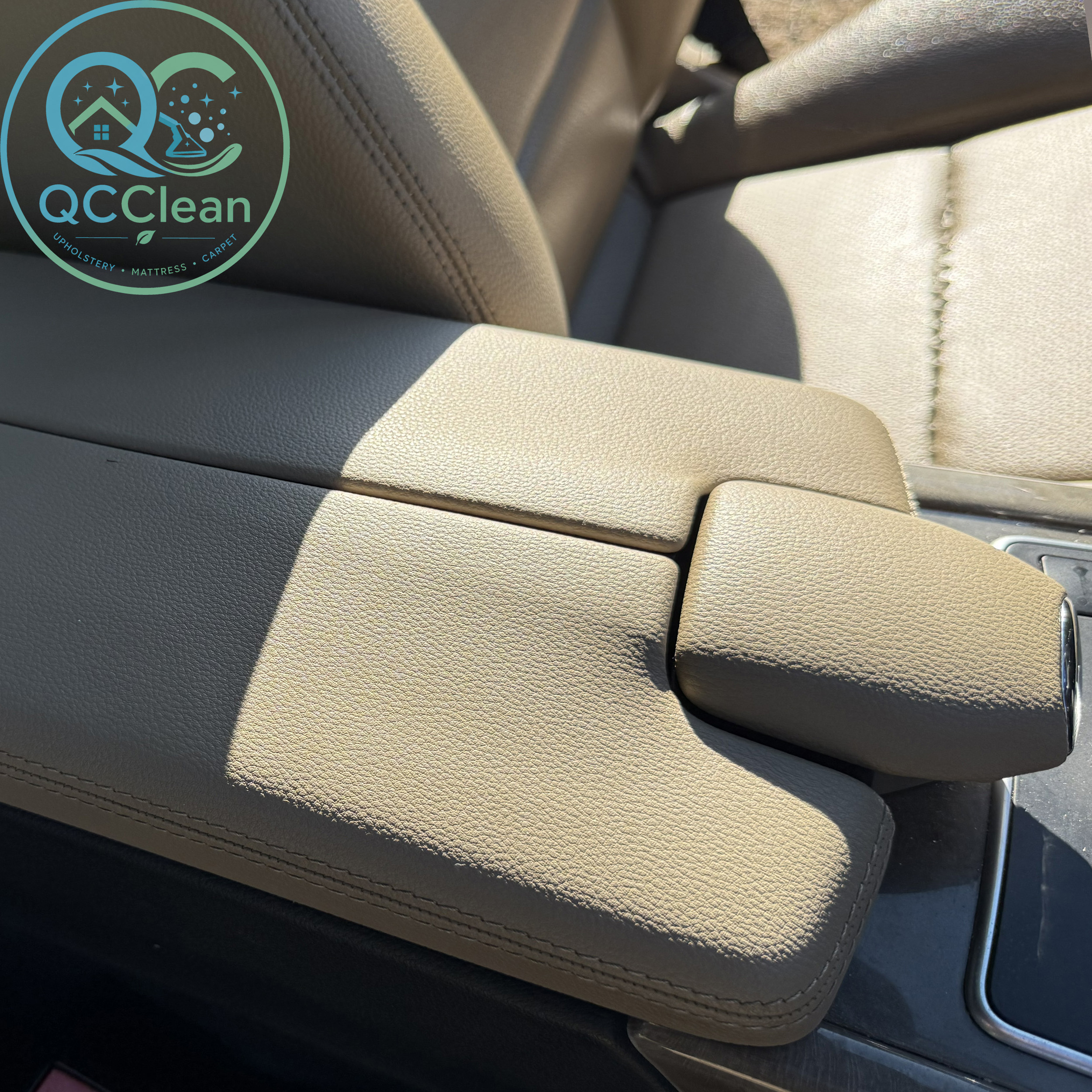 Mercedes E350 leather after refresh in Charlotte