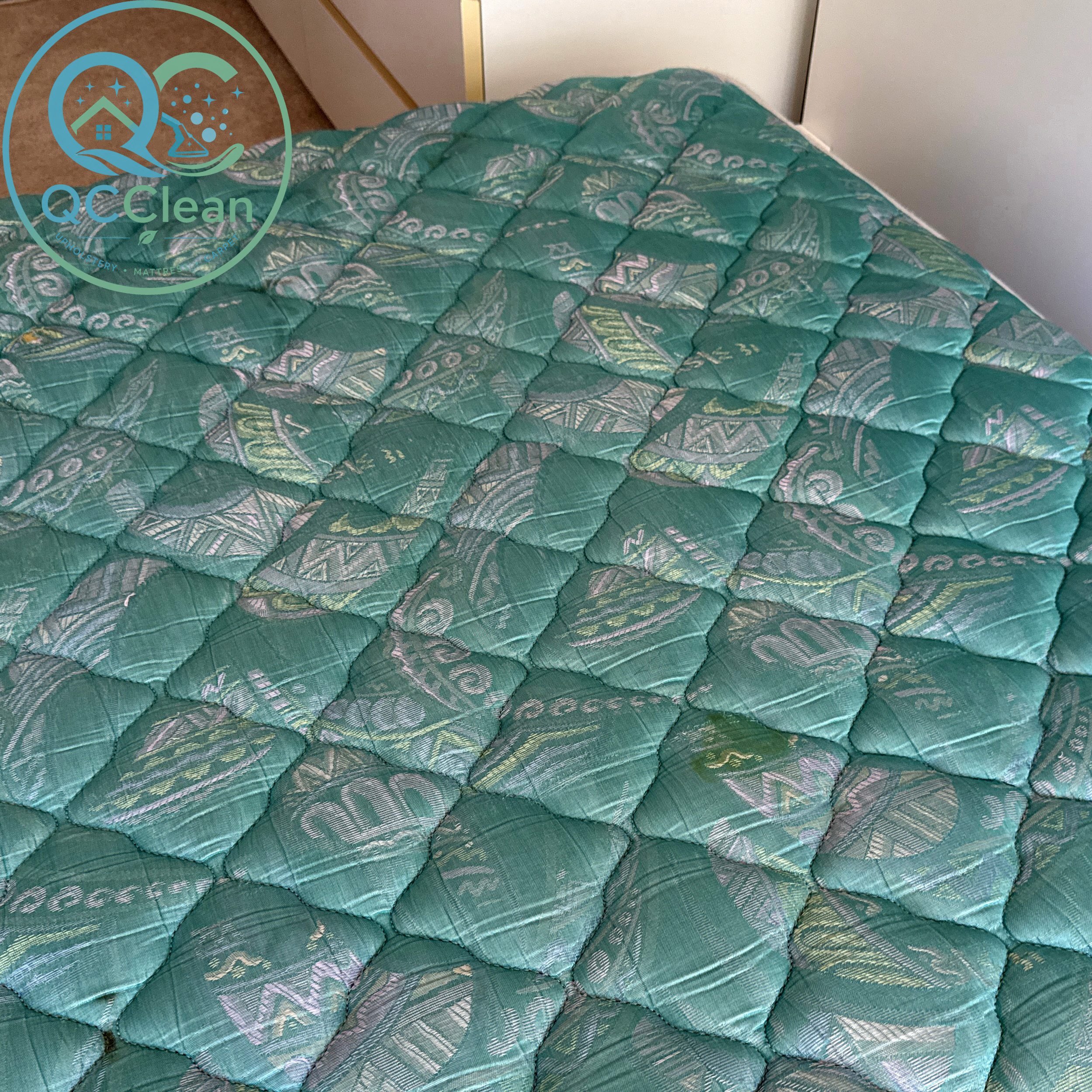 Mattress before cleaning in Charlotte